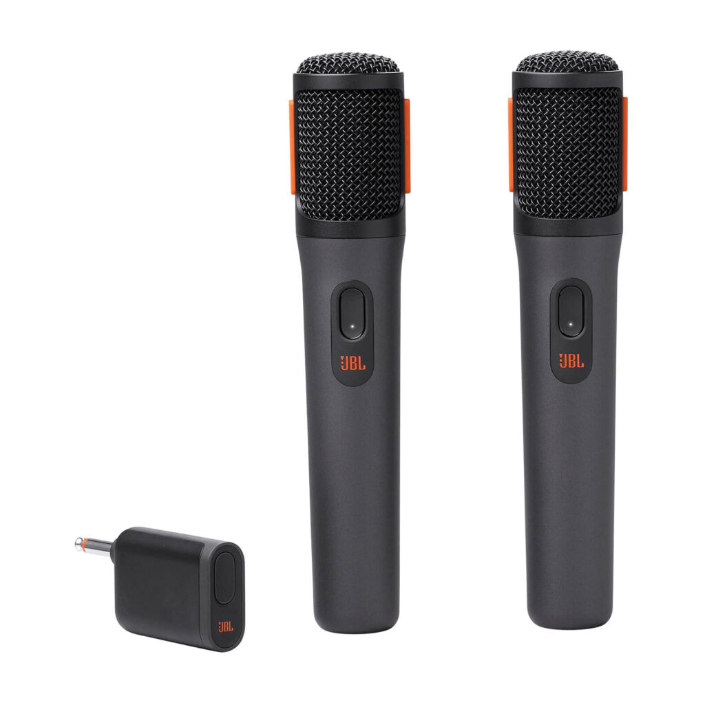 JBL draadloze microfoonset met ontvanger.